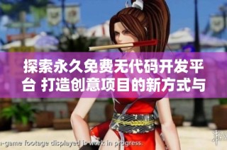探索永久免费无代码开发平台 打造创意项目的新方式与可能性