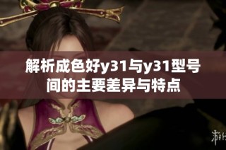 解析成色好y31与y31型号间的主要差异与特点