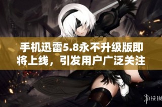 手机迅雷5.8永不升级版即将上线，引发用户广泛关注与讨论