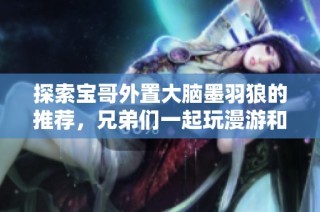 探索宝哥外置大脑墨羽狼的推荐，兄弟们一起玩漫游和武神吧！