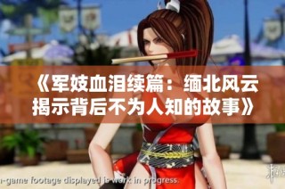 《军妓血泪续篇：缅北风云揭示背后不为人知的故事》