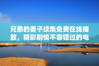 兄弟的妻子续集免费在线播放，精彩剧情不容错过的电视剧之旅