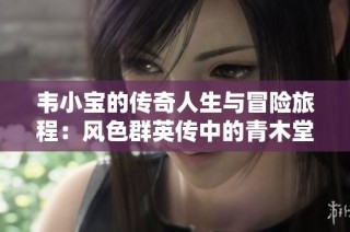 韦小宝的传奇人生与冒险旅程：风色群英传中的青木堂主故事