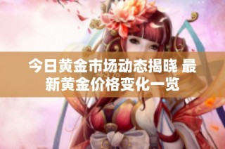今日黄金市场动态揭晓 最新黄金价格变化一览