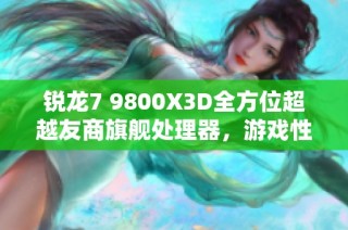 锐龙7 9800X3D全方位超越友商旗舰处理器，游戏性能表现惊艳