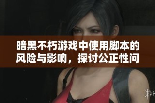 暗黑不朽游戏中使用脚本的风险与影响，探讨公正性问题分析