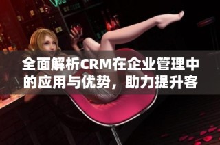 全面解析CRM在企业管理中的应用与优势，助力提升客户关系和业务效率