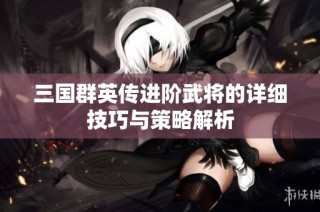三国群英传进阶武将的详细技巧与策略解析