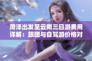 菏泽出发至云南三日游费用详解：跟团与自驾游价格对比分析