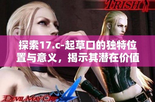 探索17.c-起草口的独特位置与意义，揭示其潜在价值与影响