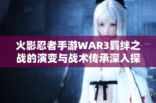 火影忍者手游WAR3羁绊之战的演变与战术传承深入探讨