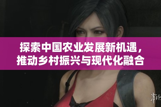 探索中国农业发展新机遇，推动乡村振兴与现代化融合进程