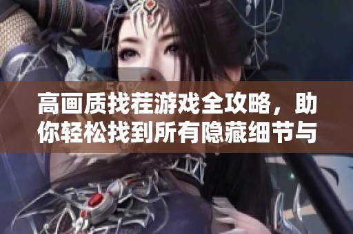 高画质找茬游戏全攻略，助你轻松找到所有隐藏细节与答案
