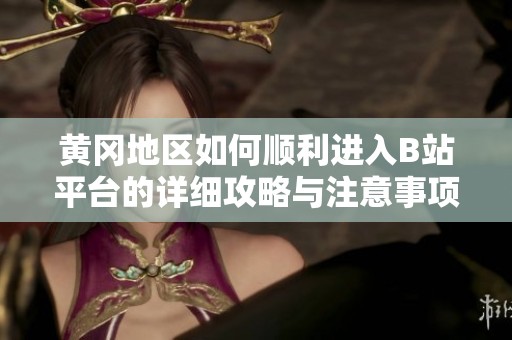 黄冈地区如何顺利进入B站平台的详细攻略与注意事项解析