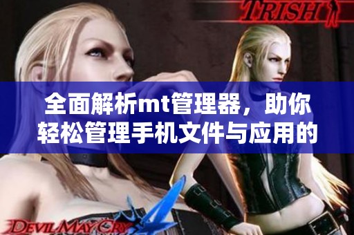 全面解析mt管理器，助你轻松管理手机文件与应用的最佳工具