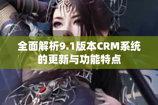 全面解析9.1版本CRM系统的更新与功能特点