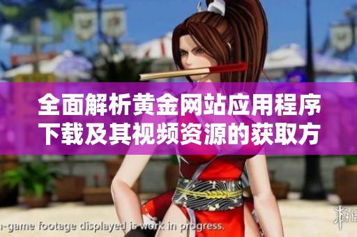 全面解析黄金网站应用程序下载及其视频资源的获取方式